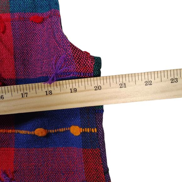 VTG Ana's Fashions Women's Colourful Embroidered Button Up Vest Size XL - Picture 5 of 7